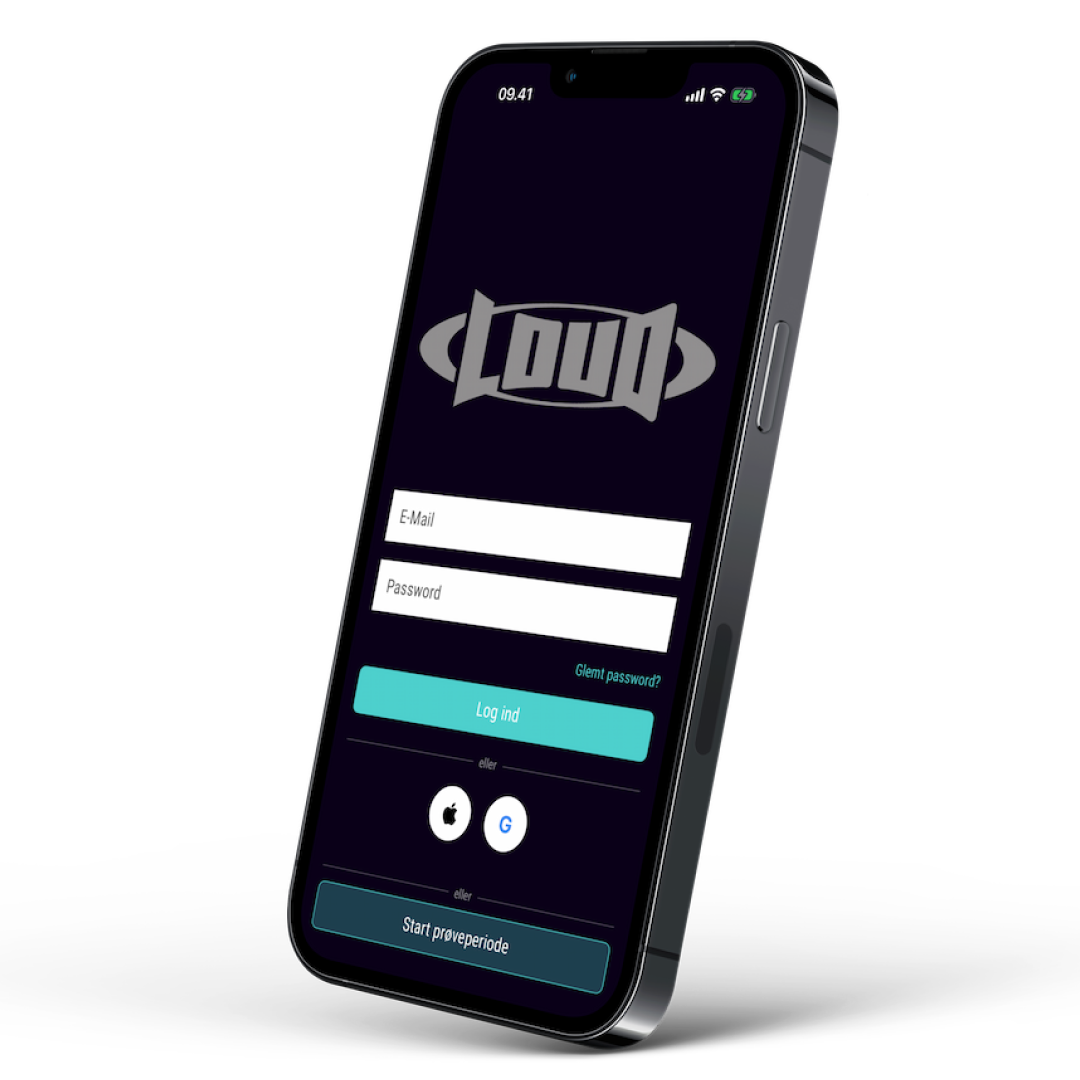 Iphone with Loud Music Login page